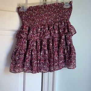Super cute floral mini skirt